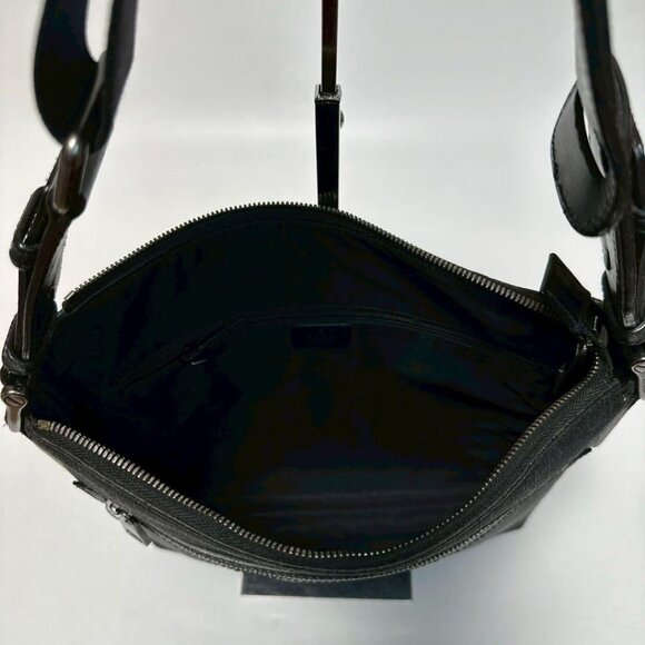 Authentic Gucci GG Plus Large Crossbody Bag Messenger Web Canvas Black Mens - Picture 8 of 11